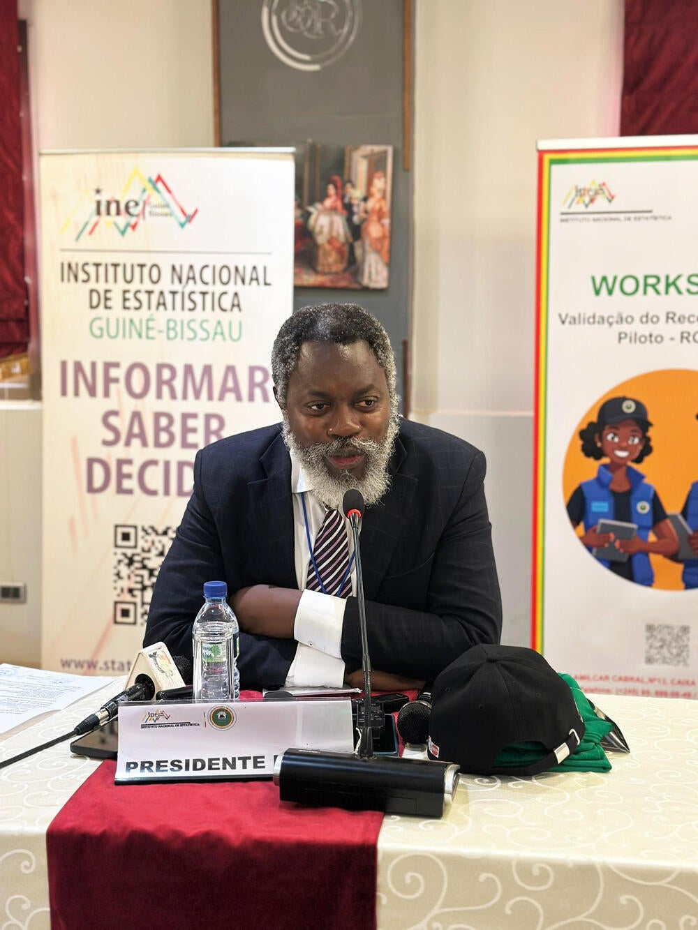 Mr. Roberto Vieira, President of the National Institute of Statistics of Guinea-Bissau (INE)