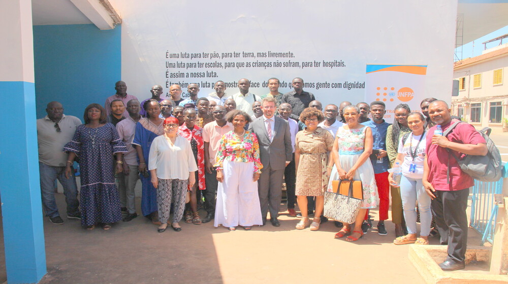 A Directora do UNFPA para a África Ocidental e Central conclui visita de trabalho de uma semana à Guiné-Bissau