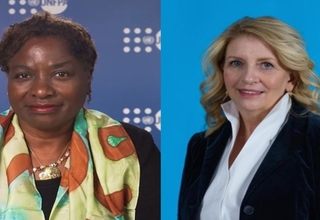 UNFPA Executive Director Dr. Natalia Kanem and UNICEF Executive Director Catherine Russell