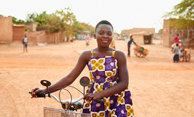 Latty, 14, was inspired by her mother to call for the elimination of FGM. Luca Zordan for UNFPA