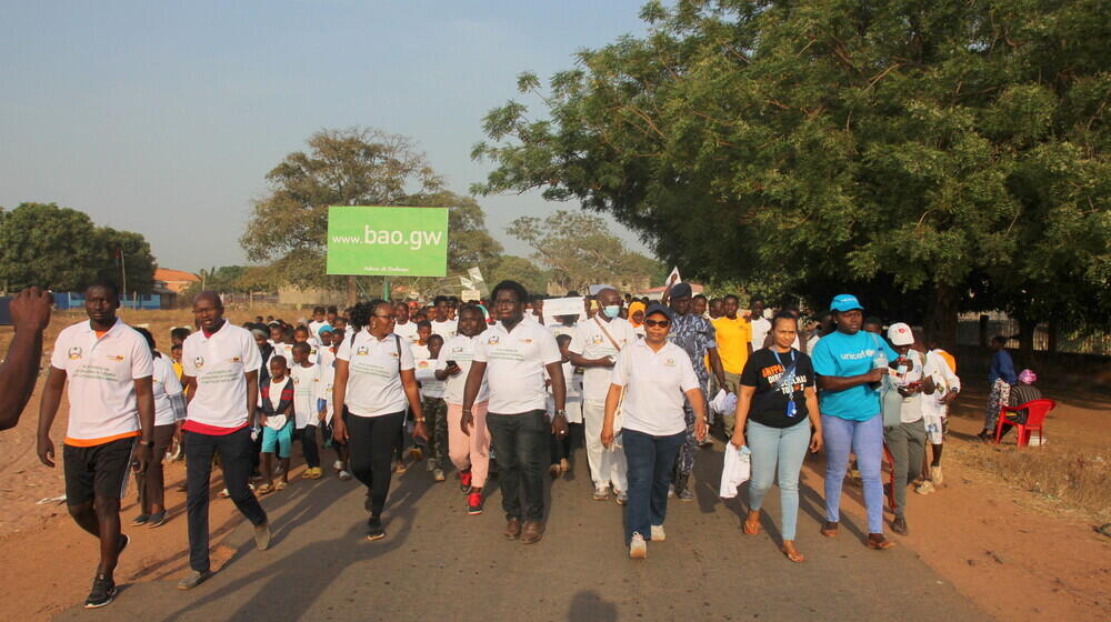 Marcha por ocasião do Dia Internacional de Tolerância Zero à Mutilação Genital Feminina.