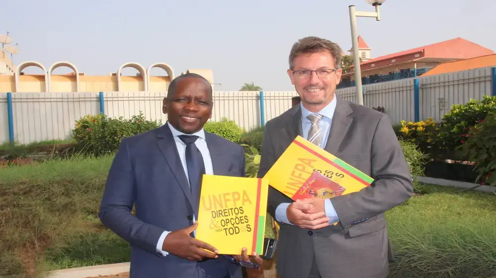 Signing act of the Commitment Pact for the Supply of Reproductive Health Products in Guinea-Bissau 